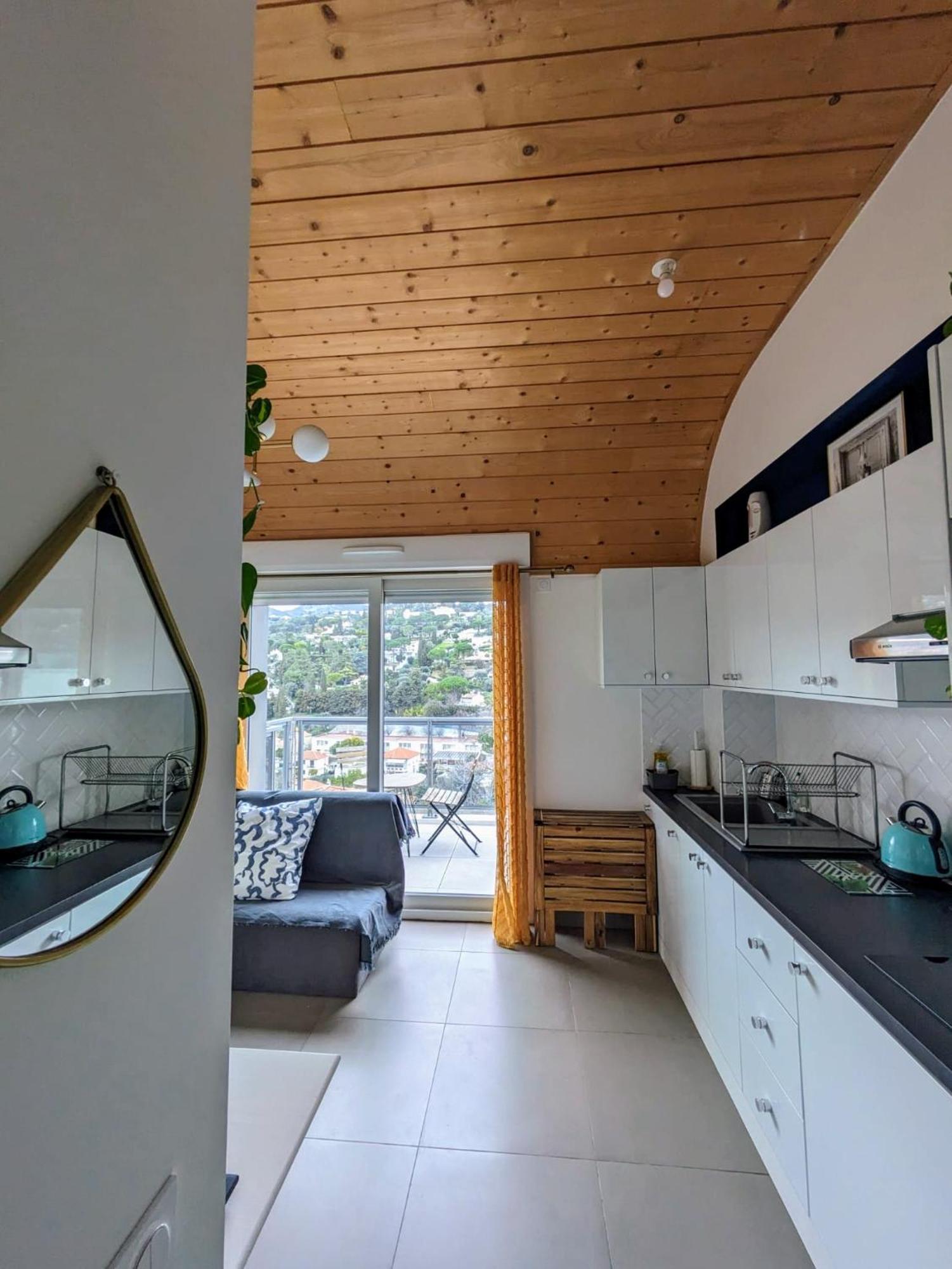 Studio Calme Avec Vue Degagee Nice Eksteriør bilde